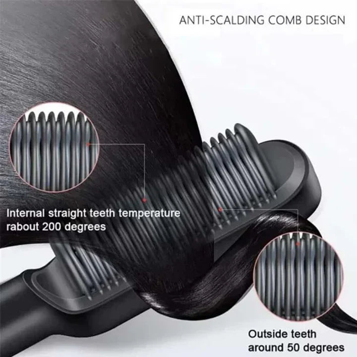 Professional hair straightener Brush