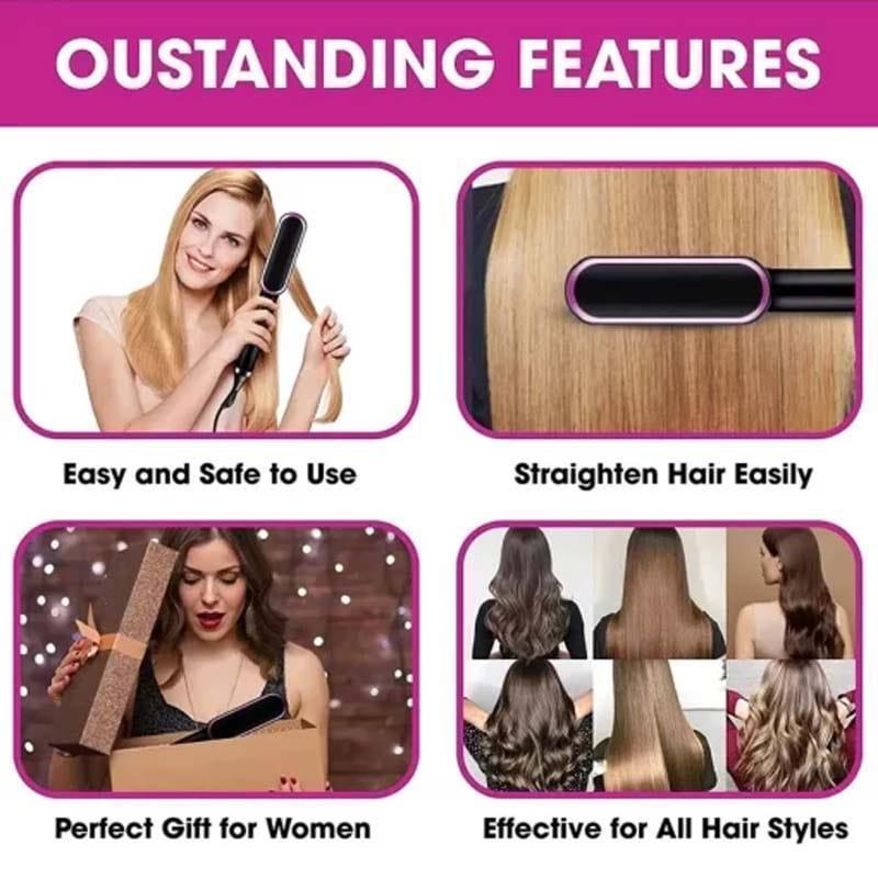 Professional hair straightener Brush